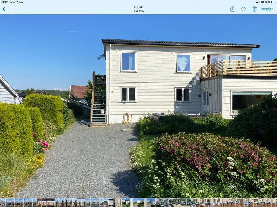 Lys Og Trivelig Leilighet I Larvik Exterior photo
